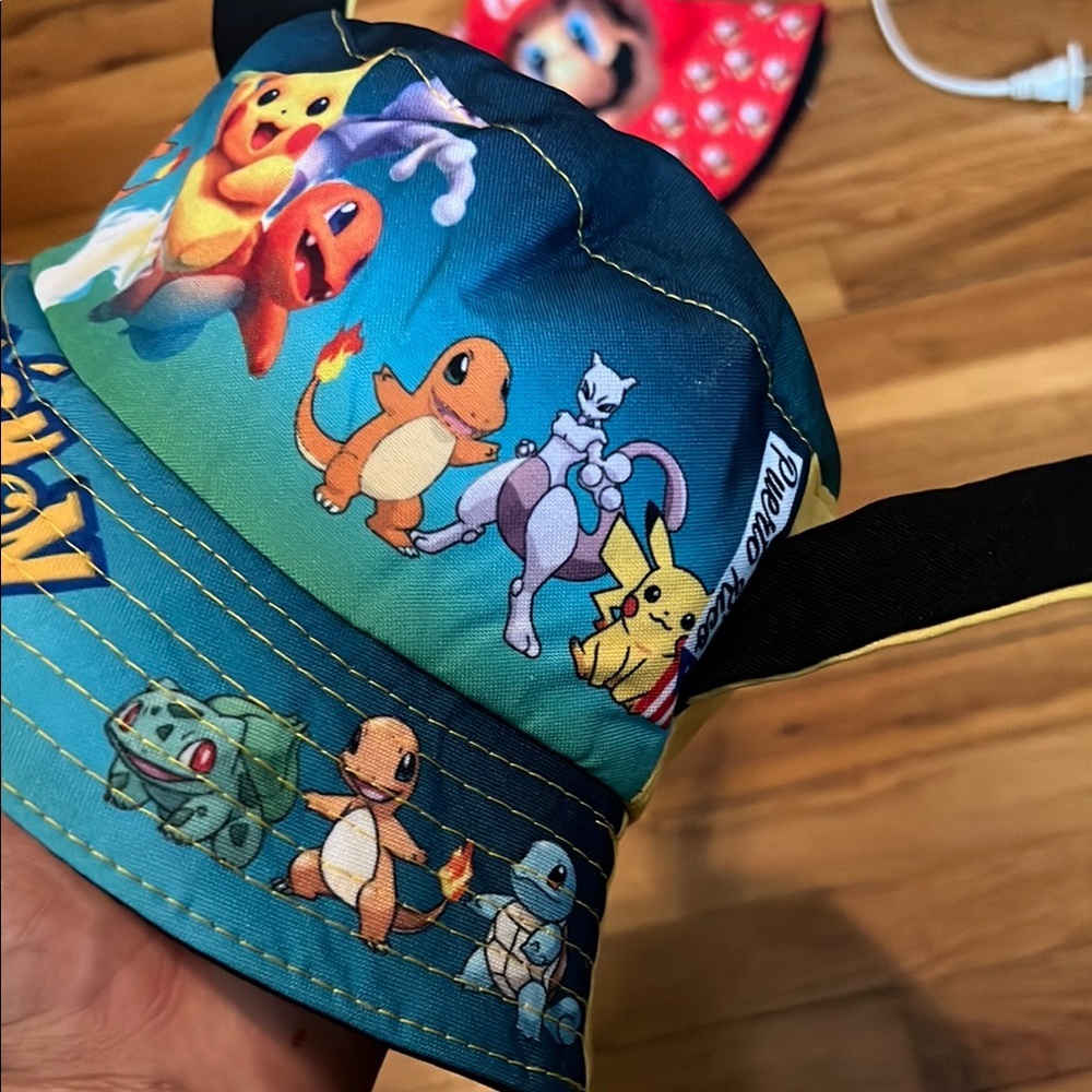 Nintendo Pikachu and Mario Bucket Hats - Picture 9 of 10